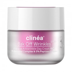 Clinea Dream Bak Off Wrinkle Day Cream Rich SPF20 Κρέμα Ημέρας Εντατικής Αντιγήρανσης Πλούσιας Υφής 50ml