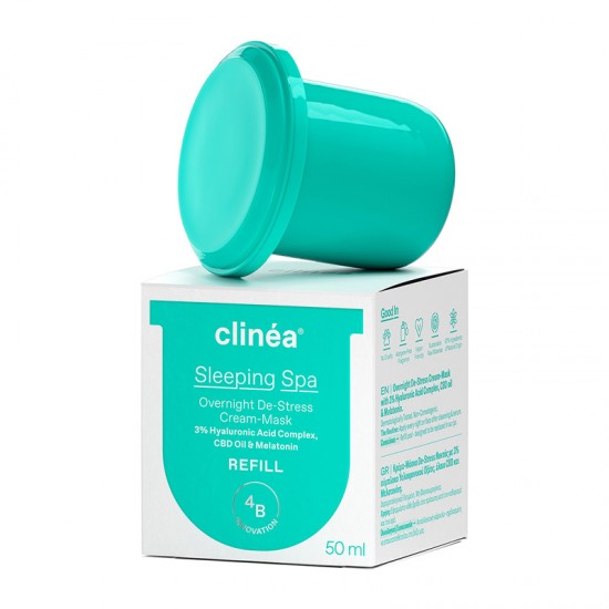 Clinea Sleeping Spa Refill Κρέμα-Μάσκα De-Stress Nυκτός 50ml