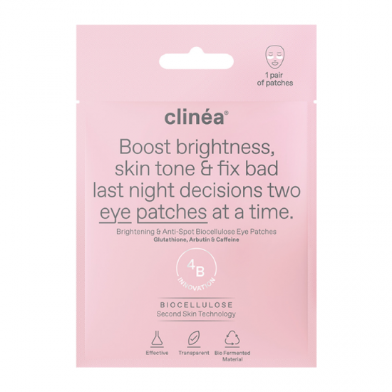 Clinea Brightening & Anti-Spot Biocellulose Eye Patches Επιθέματα Ματιών κατά των Κηλίδων 1 Ζευγάρι