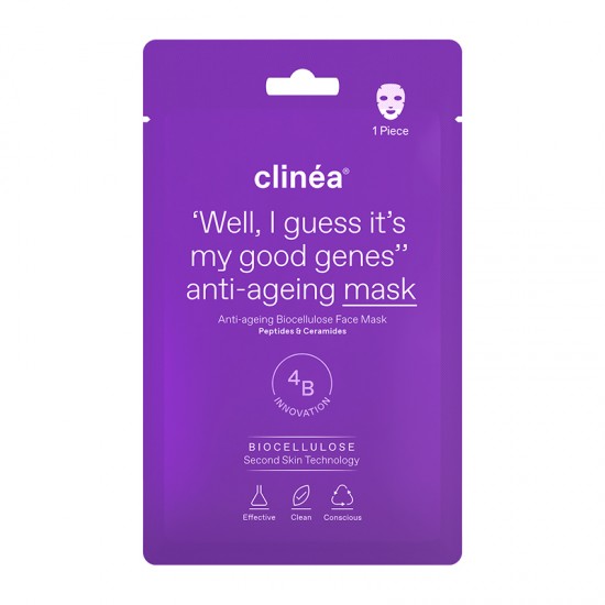 Clinea Anti-Ageing Biocellulose Face Mask Μάσκα Προσώπου Αντιγήρανσης 1τμχ