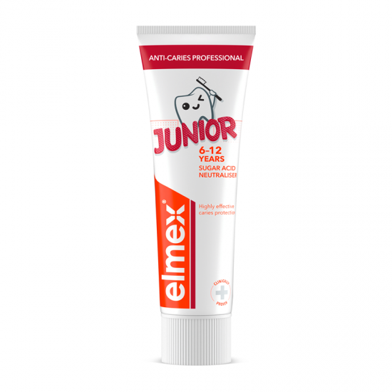 Colgate Elmex Anti-Caries Professional Junior Toothpaste Παιδική Οδοντόπαστα 6-12 ετών κατά της Τερηδόνας 75ml
