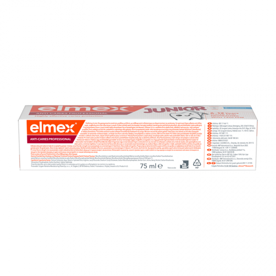 Colgate Elmex Anti-Caries Professional Junior Toothpaste Παιδική Οδοντόπαστα 6-12 ετών κατά της Τερηδόνας 75ml