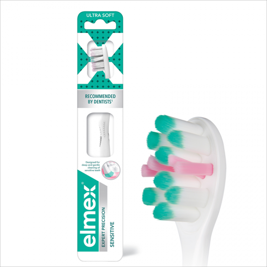 Colgate Elmex Expert Precision Sensitive Toothbrush Extra Soft Οδοντόβουρτσα Πολύ Μαλακή 1τμχ