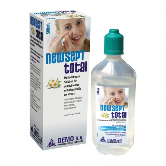 Demo Newsept Total Υγρό Φακών Επαφής με Χαμομήλι 500ml