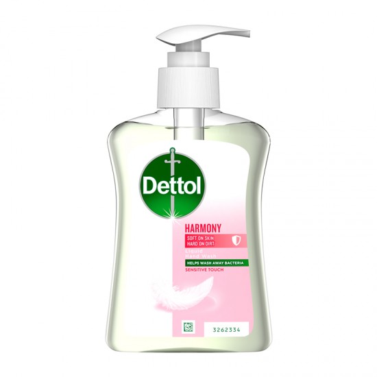 Dettol Υγρό Κρεμοσάπουνο με Αντλία Harmony για Ευαίσθητες Επιδερμίδες 250ml