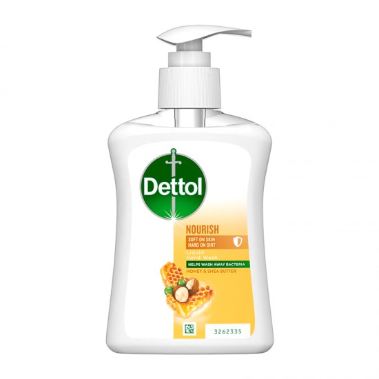 Dettol Υγρό Κρεμοσάπουνο με Αντλία Nourish Μέλι 250ml