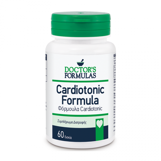 Doctor's Formulas Cardiotonic Formula Συμπλήρωμα για τη Σωστή Λειτουργία της Καρδιάς 60 Κάψουλες