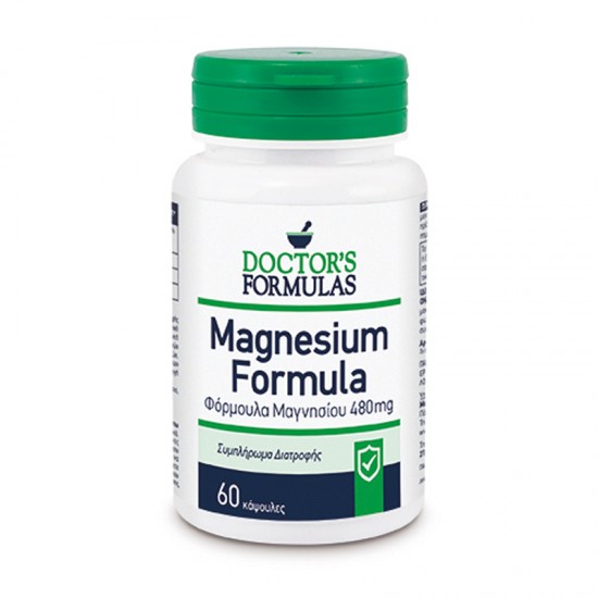 Doctor's Formulas Magnesium 480mg Συμπλήρωμα Μαγνησίου 60 Κάψουλες