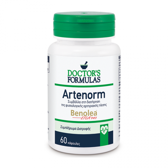 Doctor's Formulas Artenorm Συμπλήρωμα για Διατήρηση Φυσιολογικής Αρτηριακής Πίεσης 60 Κάψουλες