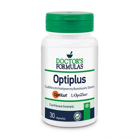 Doctor's Formulas Optiplus Συμπλήρωμα για Διατήρηση Φυσιολογικής Όρασης 30 Κάψουλες