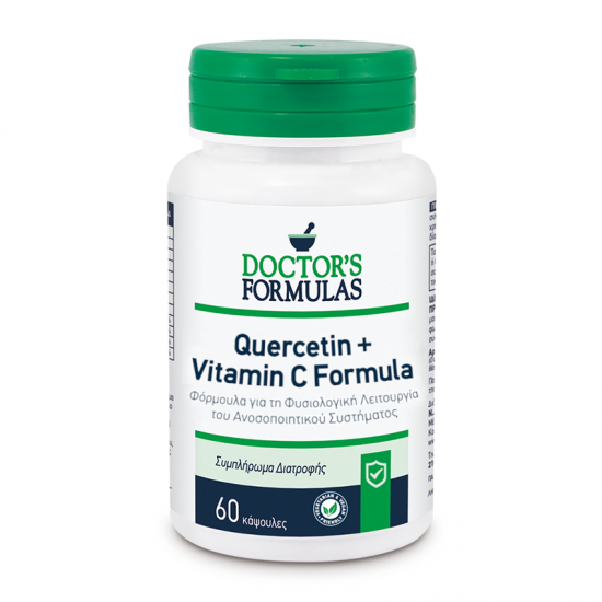 Doctor's Formulas Quercetin & Vitamin C Συμπλήρωμα για Ενίσχυση Ανοσοποιητικού 60 Κάψουλες