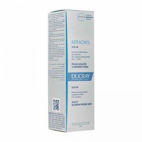 Ducray Keracnyl Serum Ορός Προσώπου Τριπλής Δράσης για Ακνεϊκό Δέρμα 30ml