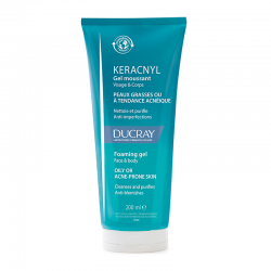 Ducray Keracnyl Foaming Gel Αφρίζον Ζελ Καθαρισμού για Δέρμα με Τάση Ακμής 200ml