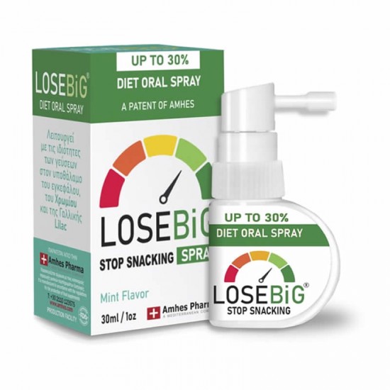 Amhes Pharma LoseBig Spray Mint Flavor Συμπλήρωμα για Μείωση της Όρεξης 30ml