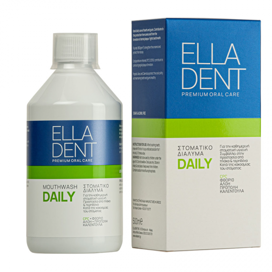 Elladent Daily Mouthwash Στοματικό Διάλυμα Καθημερινής Προστασίας 500ml