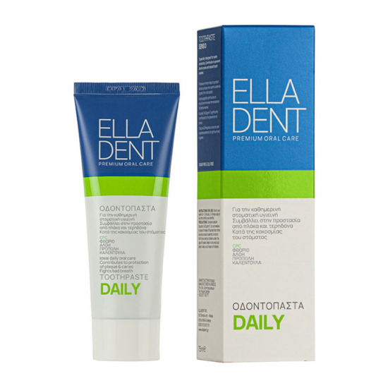 Elladent Daily Toothpaste Οδοντόκρεμα Καθημερινής Προστασίας 75ml