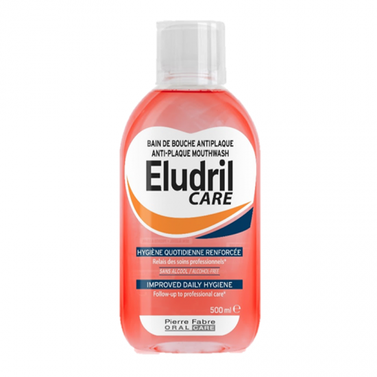 Eludril Care Anti-Plaque Mouthwash Στοματικό Διάλυμα κατά της Πλάκας 500ml