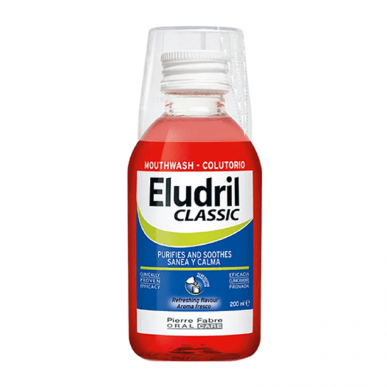 Eludril Classic Mouthwash Στοματικό Διάλυμα για την Περιστασιακή Αιμορραγία των Ούλων 200ml