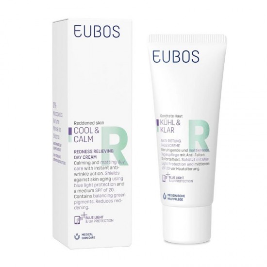 Eubos Cool & Calm Redness Relieving Day Cream Καταπραϋντική Κρέμα Ημέρας κατά της Ερυθρότητας 30ml