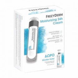 Frezyderm Moisturizing 24h Cream 20+ Ενυδατική Κρέμα Προσώπου και Λαιμού για Ξηρό Ευαίσθητο Λεπτό Δέρμα 50ml + ΔΩΡΟ Micellar Water 50ml