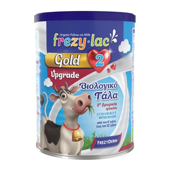 Frezyderm Frezylac Gold Upgrade Νο2 Βιολογικό Γάλα σε Σκόνη από τον 6ο έως 12ο Μήνα 400g