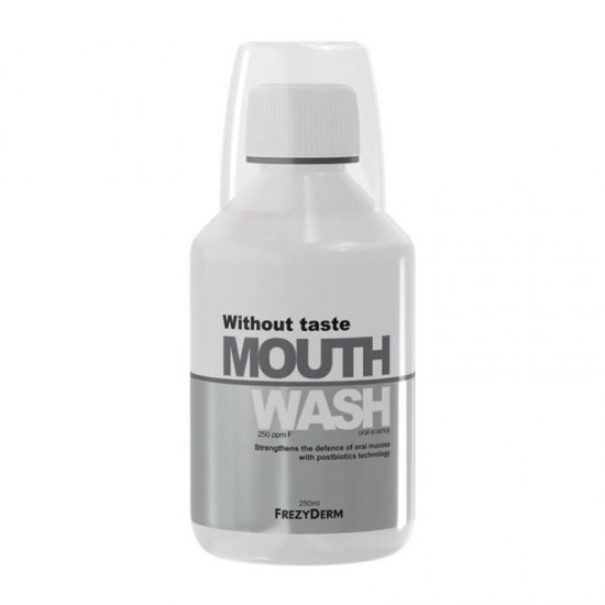 Frezyderm Mouthwash Without Taste Στοματικό Διάλυμα χωρίς Γεύση & Άρωμα 250ml