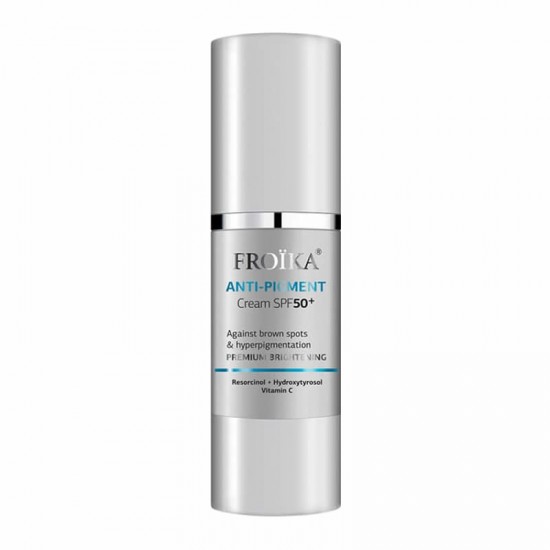 Froika Anti-Pigment Cream SPF50 Λευκαντική Κρέμα για Κηλίδες, Πανάδες, Δυσχρωμίες & Υπερμελάγχρωση 30ml