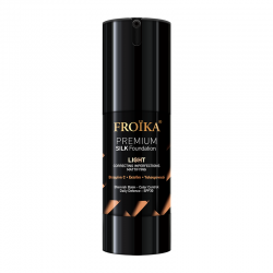 Froika Premium Silk Foundation Light SPF30 Καλυπτική & Αντηλιακή Κρέμα Προσώπου με Ματ Αποτέλεσμα 30ml
