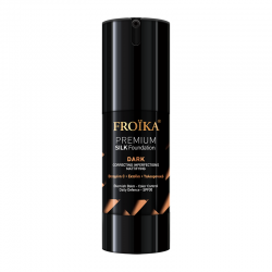 Froika Premium Silk Foundation Dark SPF30 Καλυπτική & Αντηλιακή Κρέμα Προσώπου με Ματ Αποτέλεσμα 30ml