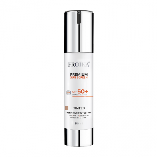 Froika Premium Sunscreen Tinted Cream SPF50 Αντηλιακή Κρέμα Προσώπου Φωτοπροστασίας κατά της Γήρανσης με Χρώμα 50ml
