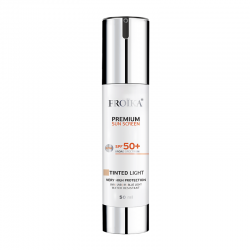 Froika Premium Sunscreen Tinted Light Cream SPF50 Αντηλιακή Κρέμα Προσώπου Φωτοπροστασίας κατά της Γήρανσης με Χρώμα 50ml