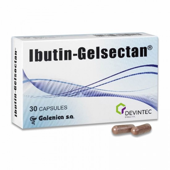 Galenica Ibutin Gelsectran Συμπλήρωμα Διατροφής για τη Σωστή Λειτουργία του Εντέρου 30 Κάψουλες
