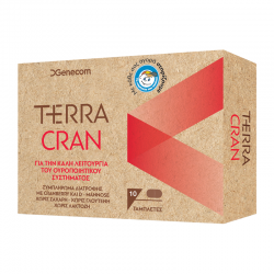 Genecom Terra Cran Συμπλήρωμα με Cranberry & D-Mannose για την Καλή Λειτουργία του Ουροποιητικού 10 Ταμπλέτες