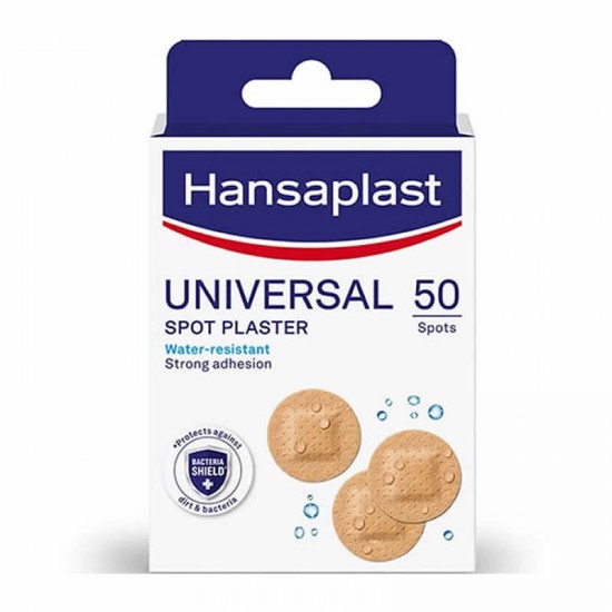 Hansaplast Universal Spot Plaster Στρόγγυλα Αυτοκόλλητα Επιθέματα 50 Τεμάχια