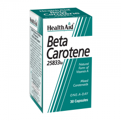 Health Aid Beta Carotene 25833iu Συμπλήρωμα με Βήτα Καροτένιο για Αντιγήρανση 30 Κάψουλες