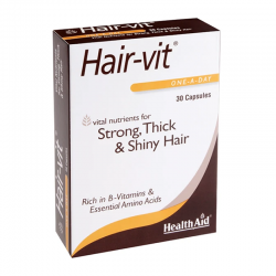 Health Aid Hair-Vit Συμπλήρωμα για Δυνατά & Υγιή Μαλλιά 30 Κάψουλες