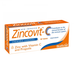 Health Aid Zincovit-C Συμπλήρωμα για Υγιές Ανοσοποιητικό 60 Μασώμενα Δισκία