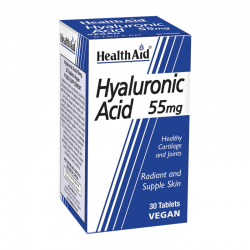 Health Aid Hyaluronic Acid 55mg Συμπλήρωμα με Υαλουρονικό Οξύ για Ευκινησία και Υγιείς Αρθρώσεις 30 Δισκία