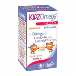 Health Aid Kidz Omega Chewable Συμπλήρωμα με Ωμέγα-3 για Παιδιά 60 Μασώμενες Κάψουλες