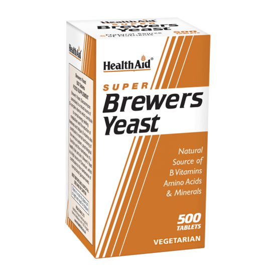 Health Aid Brewers Yeast 300mg Συμπλήρωμα με Μαγιά Μπίρας 500 Δισκία