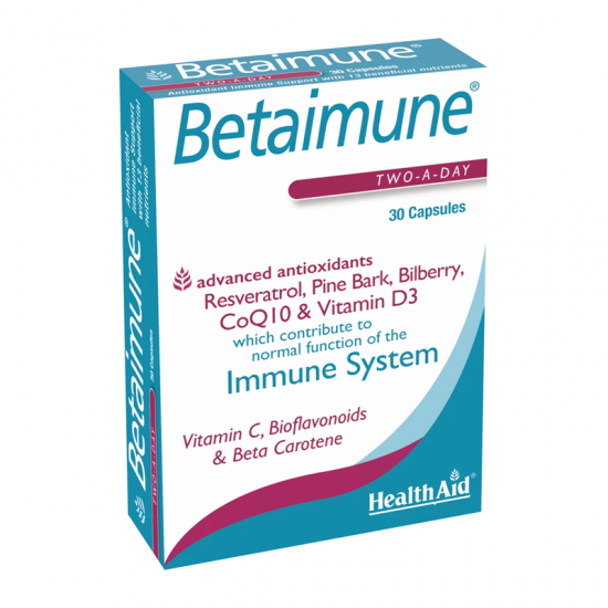 Health Aid Betaimune Συμπλήρωμα για Ενίσχυση Ανοσοποιητικού 30 Κάψουλες