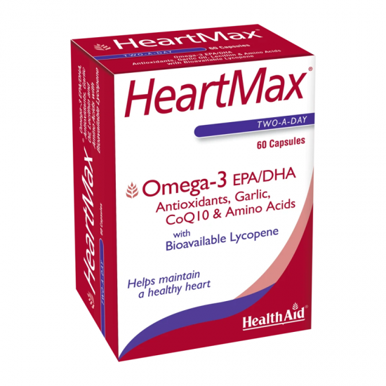 Health Aid HeartMax Συμπλήρωμα Πολυβιταμινών για την Καρδιά 60 Κάψουλες