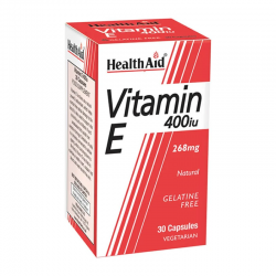 Health Aid Vitamin E 400iu 268mg Συμπλήρωμα Βιταμίνης Ε 30 Κάψουλες