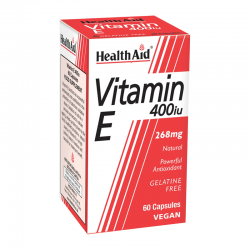 Health Aid Vitamin E 400iu 268mg Συμπλήρωμα Βιταμίνης Ε 60 Κάψουλες