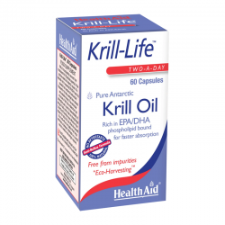 Health Aid Krill-Life Krill Oil Συμπλήρωμα για Καρδιά, Χοληστερίνη, Αρθρώσεις, Μνήμη & Μάτια 60 Κάψουλες