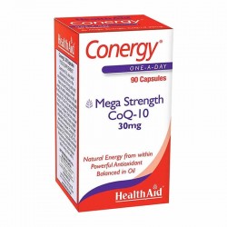 Health Aid Coenergy CoQ10 30mg Συμπλήρωμα με Συνένζυμο Q10 για Ενέργεια με Αντιοξειδωτική Δράση 90 Κάψουλες