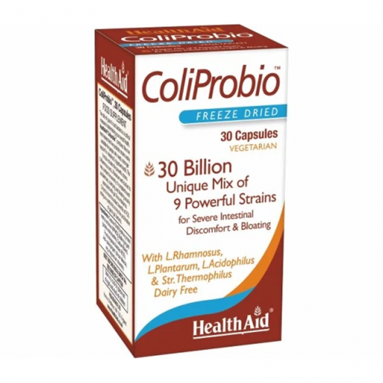 Health Aid ColiProbio Συμπλήρωμα για Φυσική Ισορροπία του Γαστρεντερικού Συστήματος 30 Κάψουλες