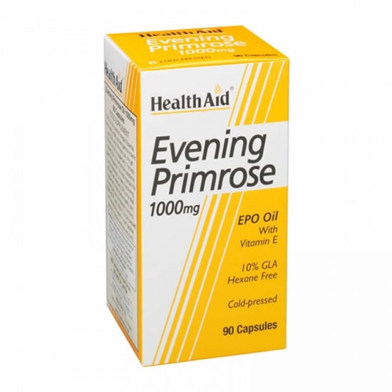 Health Aid Evening Primrose Oil 1000mg Συμπλήρωμα για την Εμμηνόπαυση 90 Δισκία