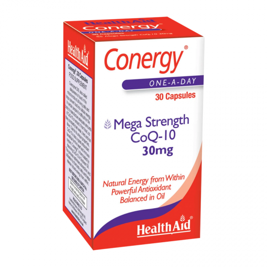 Health Aid Coenergy CoQ10 30mg Συμπλήρωμα με Συνένζυμο Q10 για Ενέργεια με Αντιοξειδωτική Δράση 30 Κάψουλες