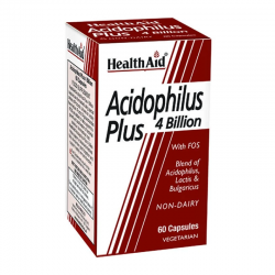 Health Aid Acidophilus Plus Συμπλήρωμα για Φυσιολογική Λειτουργία Εντέρου με 3 Στελέχη Προβιοτικών 60 Κάψουλες